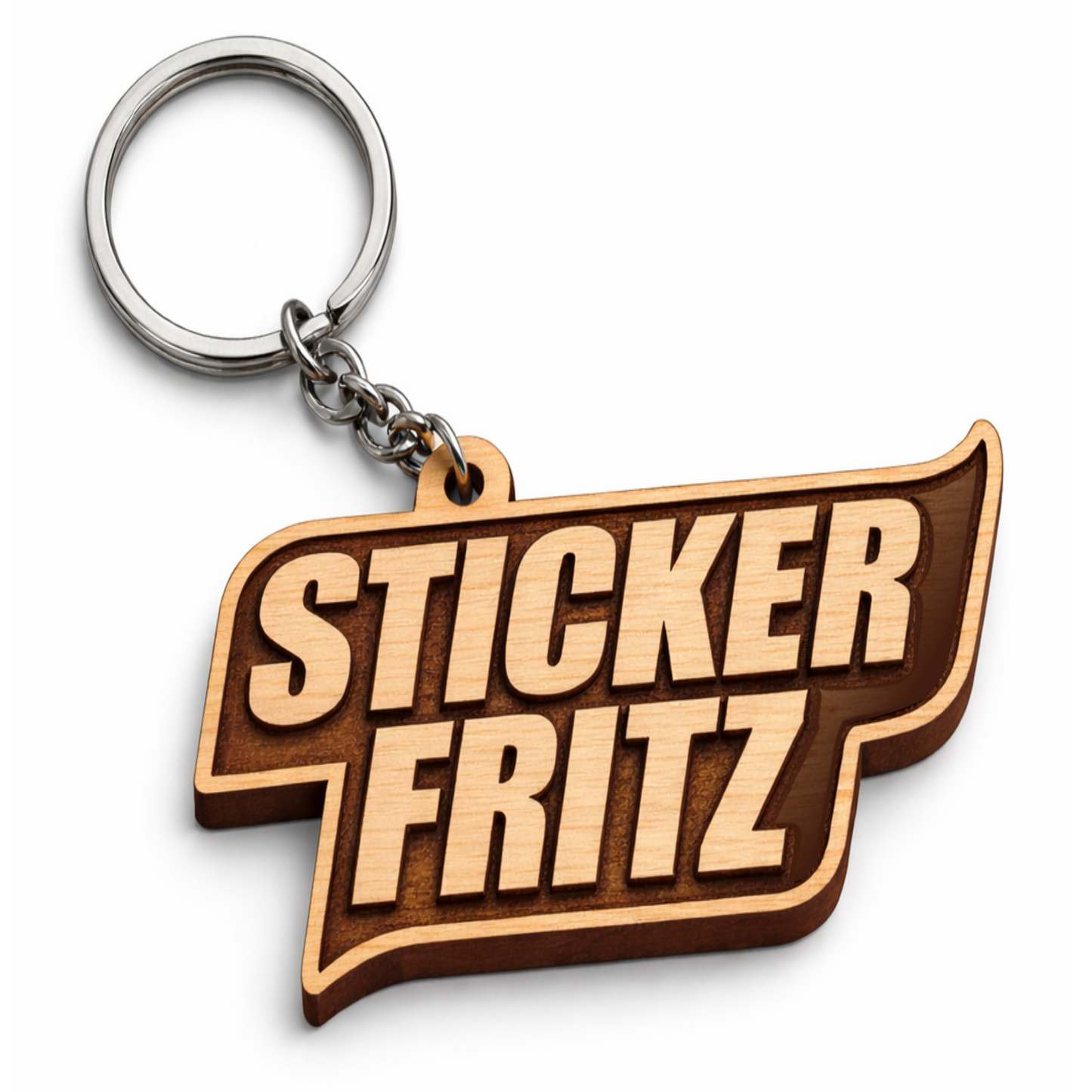 Custom Wood Keychain