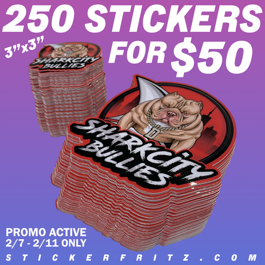 250 STICKERS DEAL