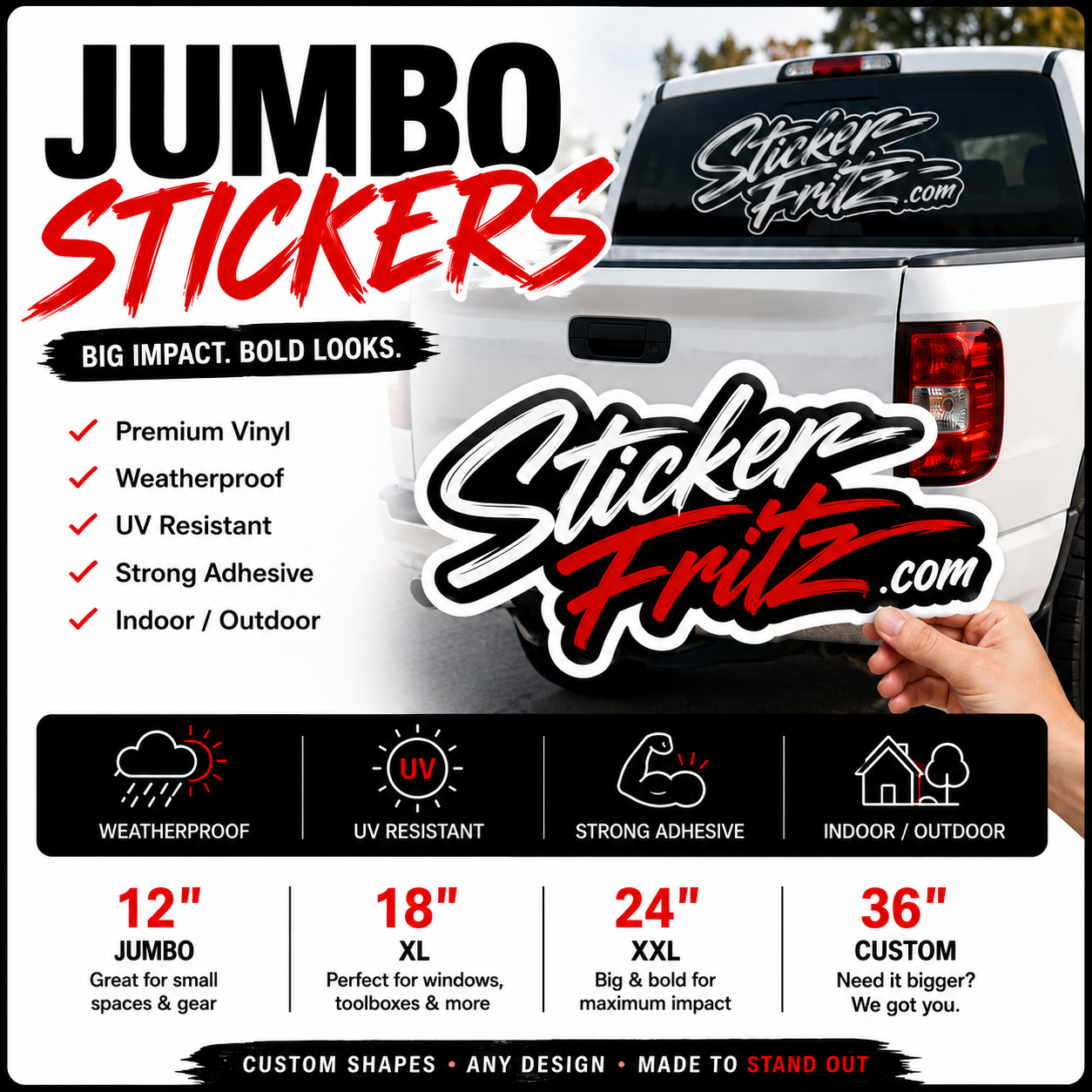 Jumbo Stickers