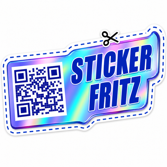 QR Code Holographic Stickers